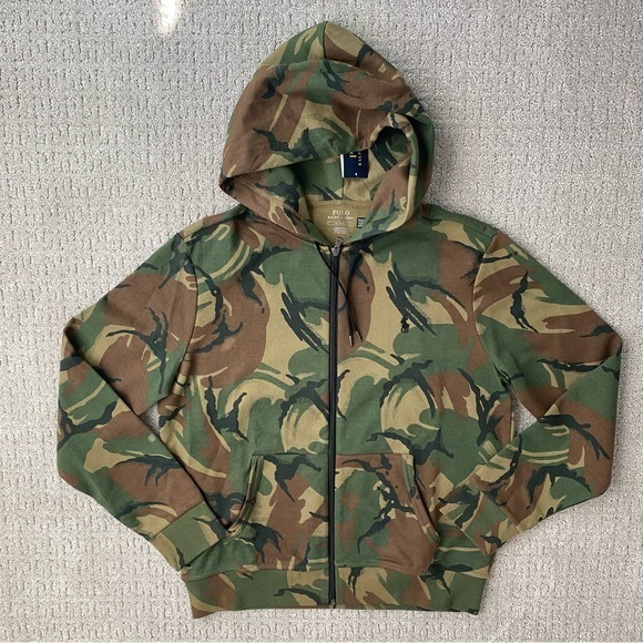 Polo Ralph Lauren Camo Sweatsuit Hoodie and Sweatpants - Picture 5 of 9